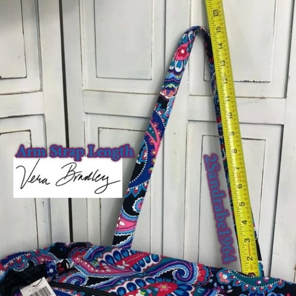 Vera Bradley Get Going Tote / Haymarket Paisley - Picture 7 of 16